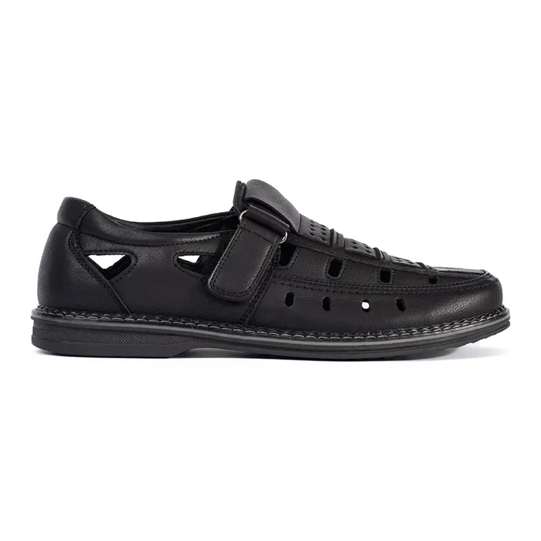 Zapatos de puente de negro para hombres negros