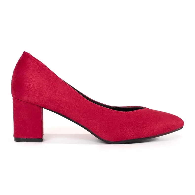 Goodin Bombas para mujeres de ante rojo Goodin Bombas para mujeres de ante rojo