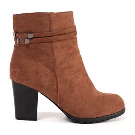 Goodin Botines de ante marrón