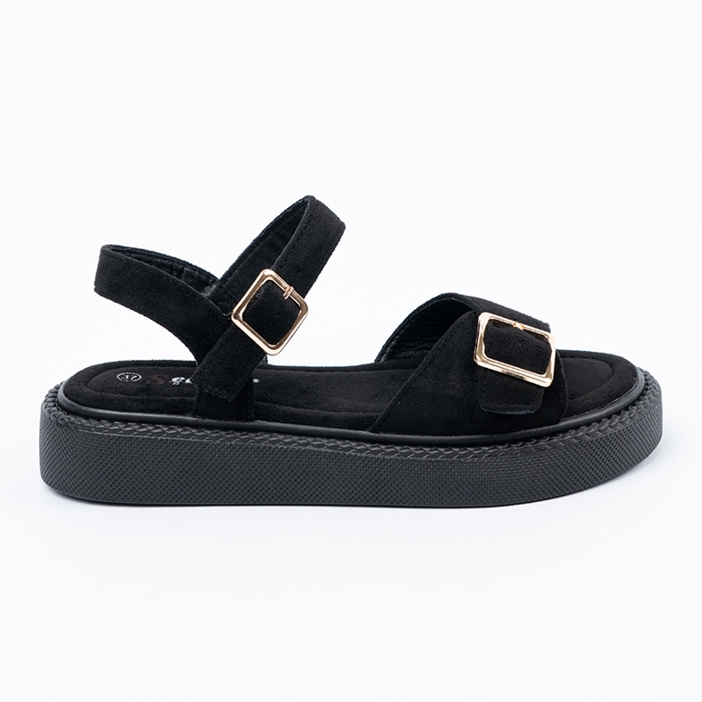 Seastar Sandalias negras con hebilla negro