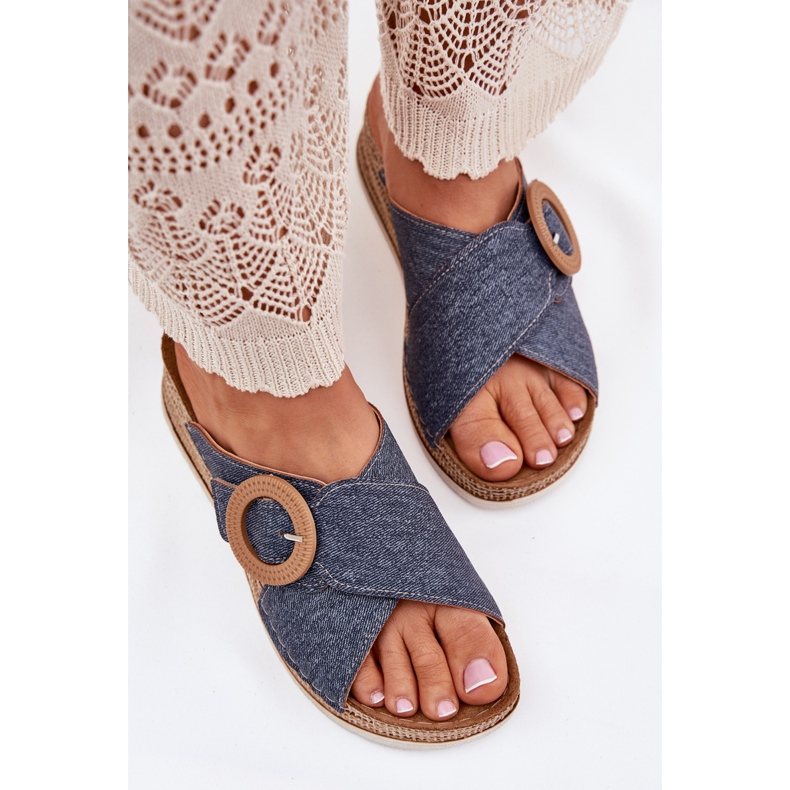 Godas para mujeres con un decorativo inBLU RV000012 Azul Azule