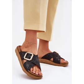 Flip Flip Flip Flip con Inblu ED000025 Hebilla negra negro