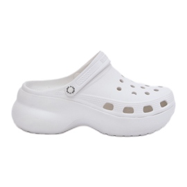 Big Star Zapatillas de espuma para mujeres en una gran estrella enorme RR274A119 White blanco