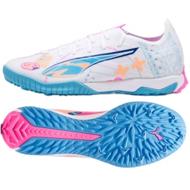 Zapatillas de fútbol Puma Ultra 5 Match Vol.Up Tt 108091-01 blanco