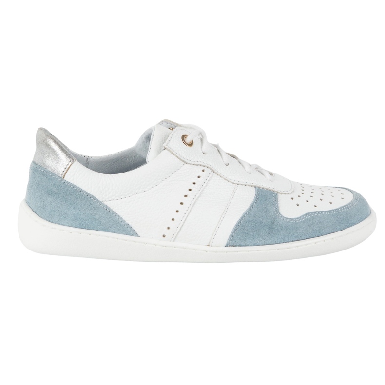 Olivier Zapatos de cuero descalzo blanco