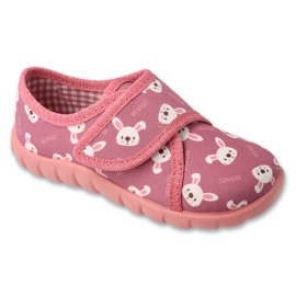 Zapatillas para niños de Befado 457p001 en aplicaciones rosa