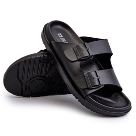 Chanclas Ligeras De Hombre Con Hebillas Big Star NN174597 Negro