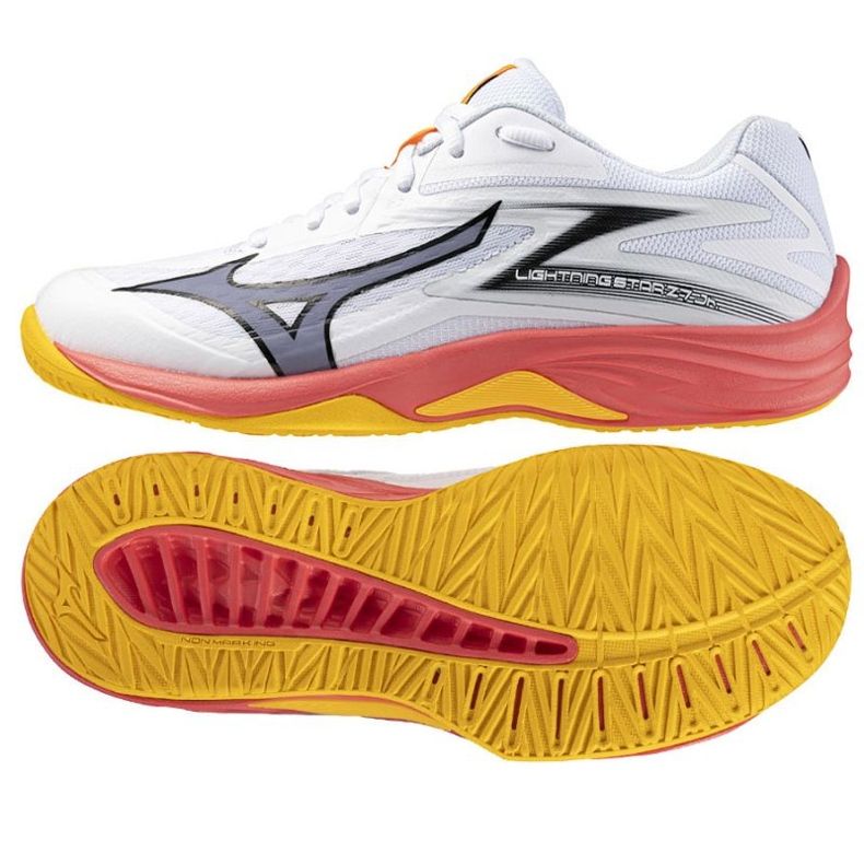 Mizuno Lightning Star Z7 V1GD230398 Zapatos de voleibol blanco