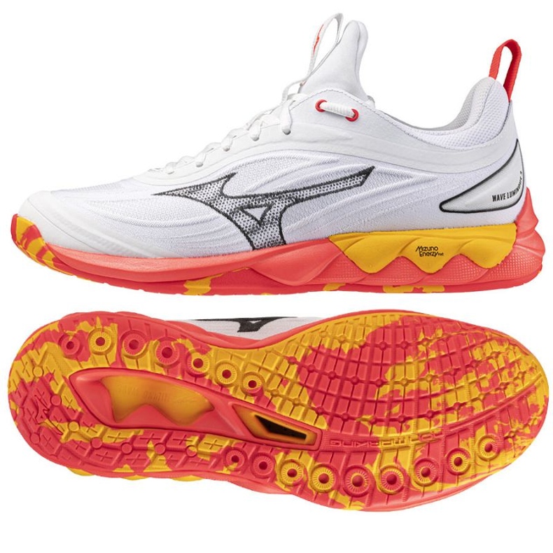 Mizuno Wave Luminous 3 V1GA242098 Zapatos de voleibol blanco