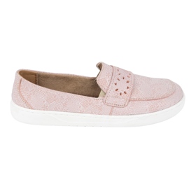 Olivier Mocasines de Inga de Femenina Barefoot con una amplia parte delantera de flores rosadas polacas rosado Olivier Mocasines de Inga de Femenina Barefoot con una amplia parte delantera de flores rosadas polacas rosado