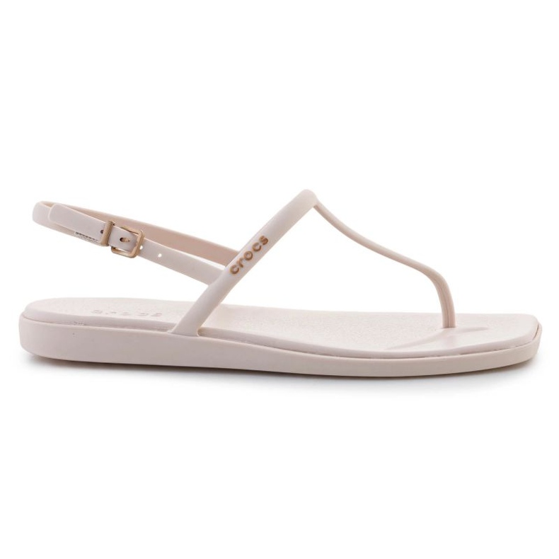 Sandalias Crocs japoneses para mujeres Miami Thong Flip 209793-0WW DEF beige