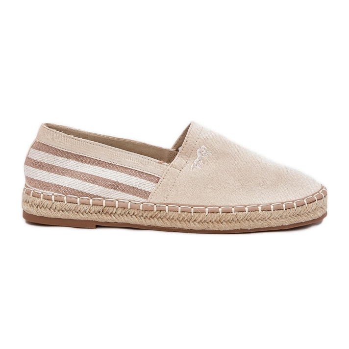 Beige para hombres de gamuza ecológica