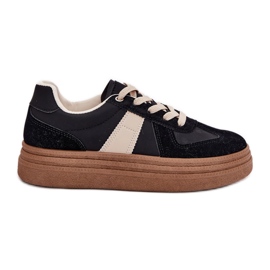 Zapatillas Mujer Plataforma Negro