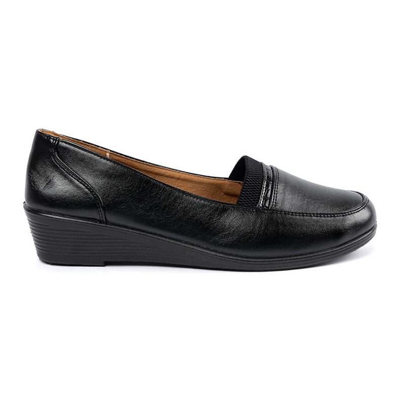Shelvt Zapatos clásicos negros deslizados