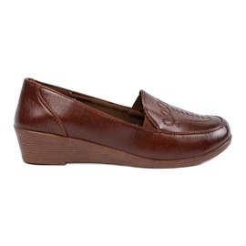 Zapatos de inserción clásica marrón Zapatos de inserción clásica marrón