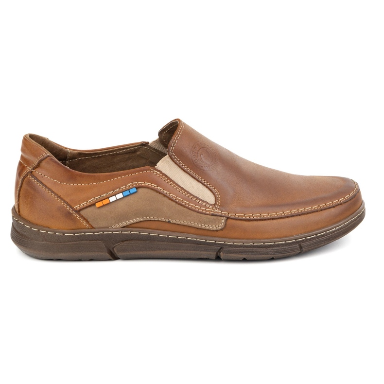 Olivier Slip-on 283gt Camel Brown Cuero Mocasins marrón marrón