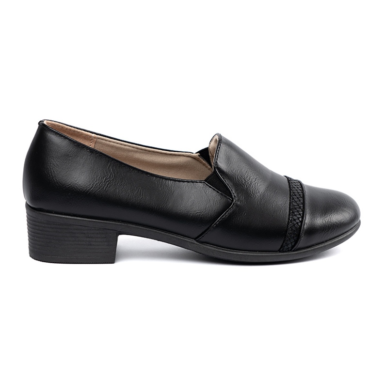 Zapatos de bajo cañón de mujeres negras negro