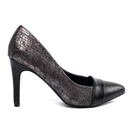 Goodin Bombas negras con un patrón de serpiente negro