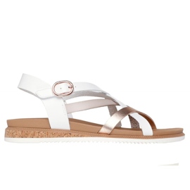 Sandalias Skechers Bobs Desert Kiss Low - Rango máximo en 114709 -Wht blanco