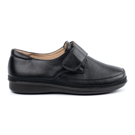 Shelvt Zapatos de mujer de velcro negro