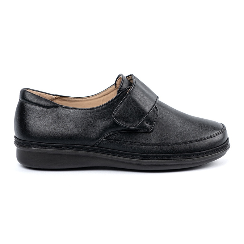 Shelvt Zapatos de mujer de velcro negro