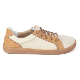 Olivier Zapatos de cuero para mujeres descalzo 910j beige