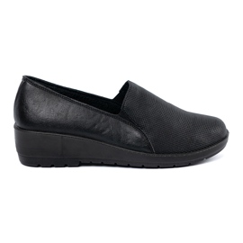 Shelvt Zapatos negros para mujeres en la plataforma