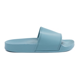Shelvt Chanclas de goma azul