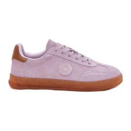 Zapatillas de ante mujeres Big Star RR274850 Hi-polish Violet System púrpura