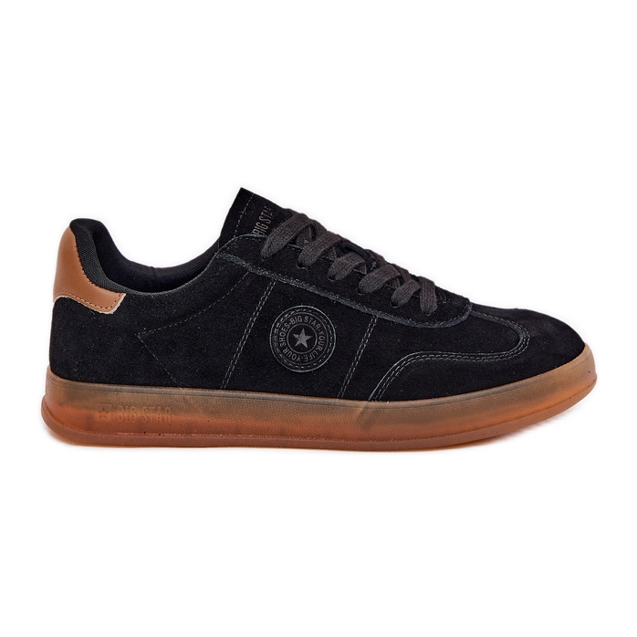 Zapatillas de ante femeninas Big Star RR274851 Hi-Polish System Black negro