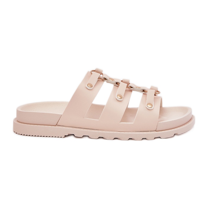 Boto Flip Flip Flip Flip con rayas ligeras beige pasiriela Boto Flip Flip Flip Flip con rayas ligeras beige pasiriela