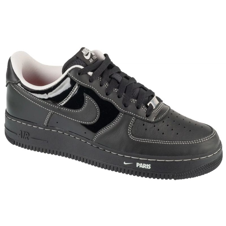Nike Air Force 1 07 Low City Pack Paris Patente M HV6226-001 Zapatos negro