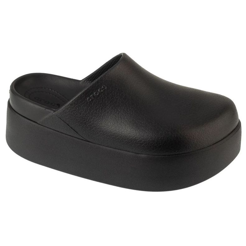 Crocs Dylan Platform Clog Flaps en 209869-001 negro