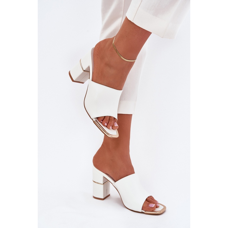 Boto Elegantes zapatillas para mujeres en el Post White Raiza blanco