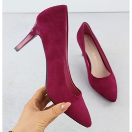 Tacones de altura Fucsia Sergio Leone 1336 rosado