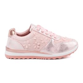 Shelvt Zapatillas rosas con motivo floral