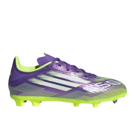 Adidas F50 League FG/MG JR JH7747 Zapatos de fútbol púrpura