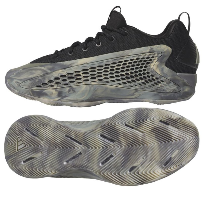 Adidas Anthony Edwards Basketball Shoes 1 M Ji4066 negro