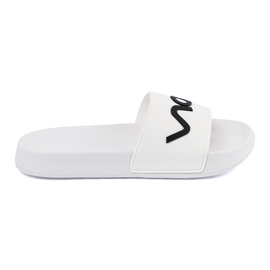 Shelvt Flip blancos -flops con la inscripción