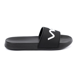 Shelvt Flip Black -Flops con la inscripción negro