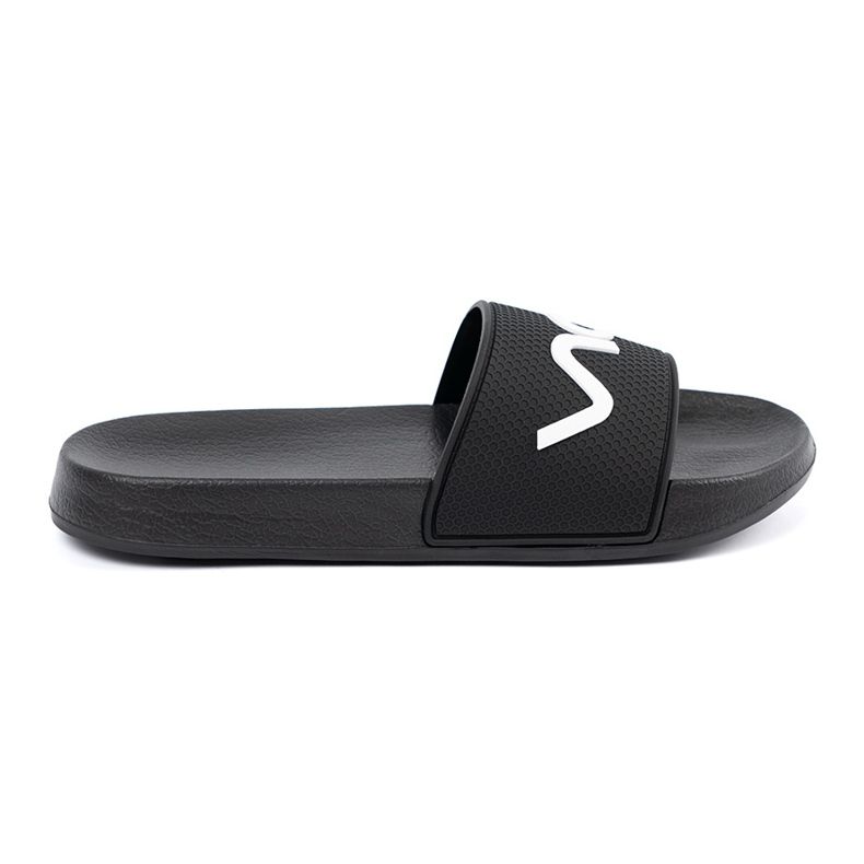 Shelvt Flip Black -Flops con la inscripción negro Shelvt Flip Black -Flops con la inscripción negro