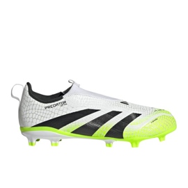 Adidas Predator League LL FG/MG JR JI1126 Zapatos de fútbol blanco