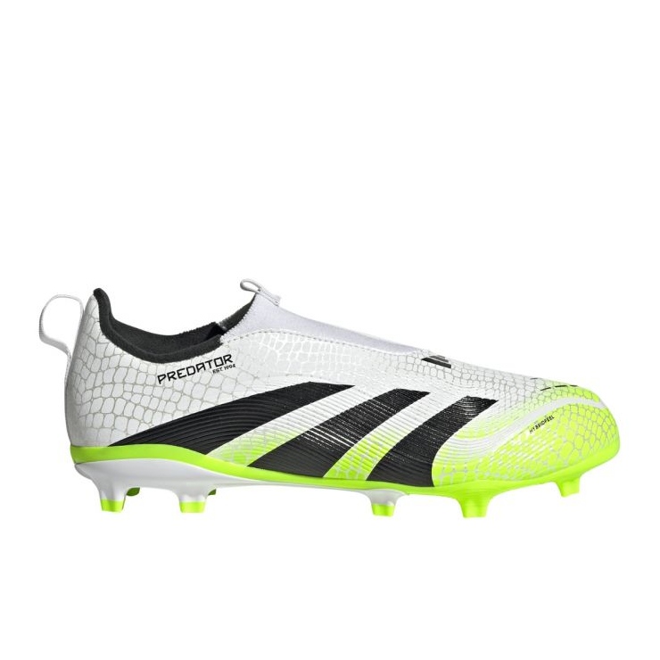 Adidas Predator League LL FG/MG JR JI1126 Zapatos de fútbol blanco