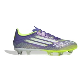 ADIDAS F50 Liga Sg M JH7732 Zapatos de fútbol púrpura