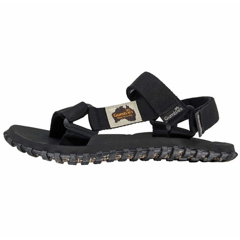Sandalias masculinas Gumbies Scrambler Sandal negro