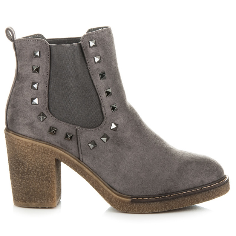 Seastar Botas con tachuelas gris