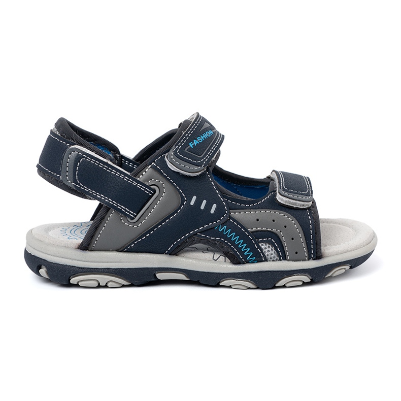 Shelvt Sandalias de niños de granada azul