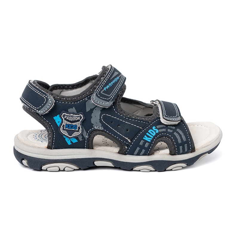 Shelvt Sandalias para niños azul marino