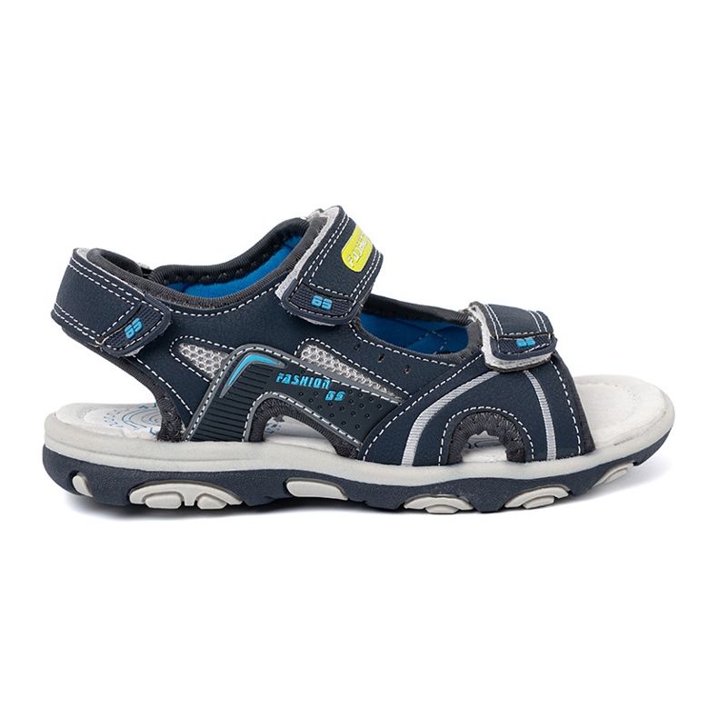 Shelvt Sandalias de chicos grises azul