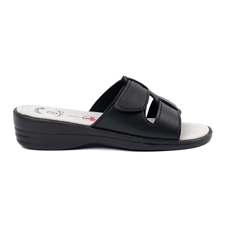 Shelvt Cuñas negras para mujeres beige